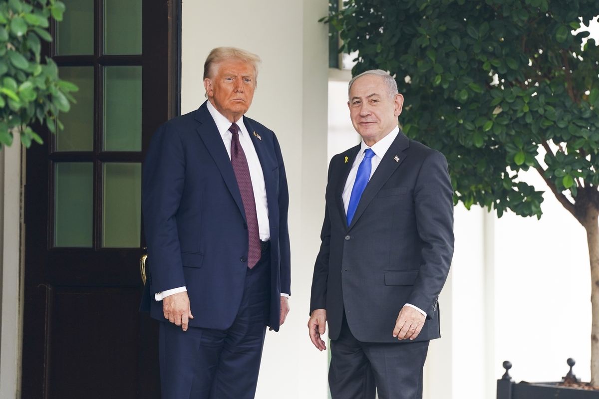 Donaldas Trumpas ir Benjaminas Netanyahu 