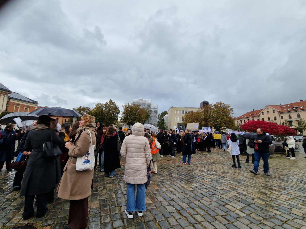 Teatro aikštėje – įspėjamasis streikas „Tai gali būti paskutinis kartas“