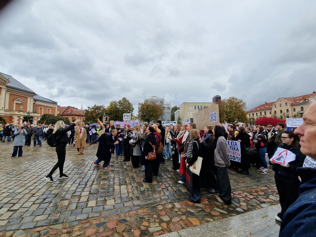 Teatro aikštėje – įspėjamasis streikas „Tai gali būti paskutinis kartas“