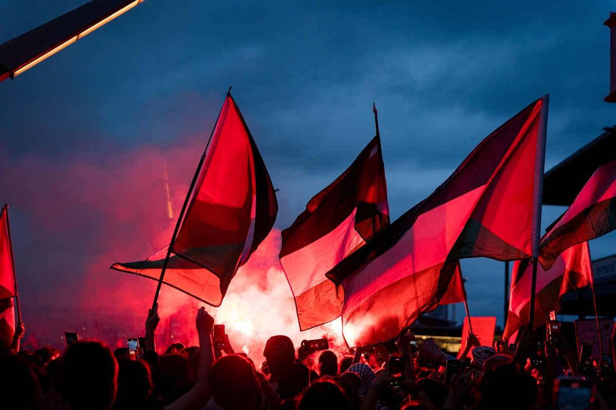 Dešimtys tūkstančių žmonių Ispanijoje dalyvavo protestuose prieš Gazos flotilės sustabdymą