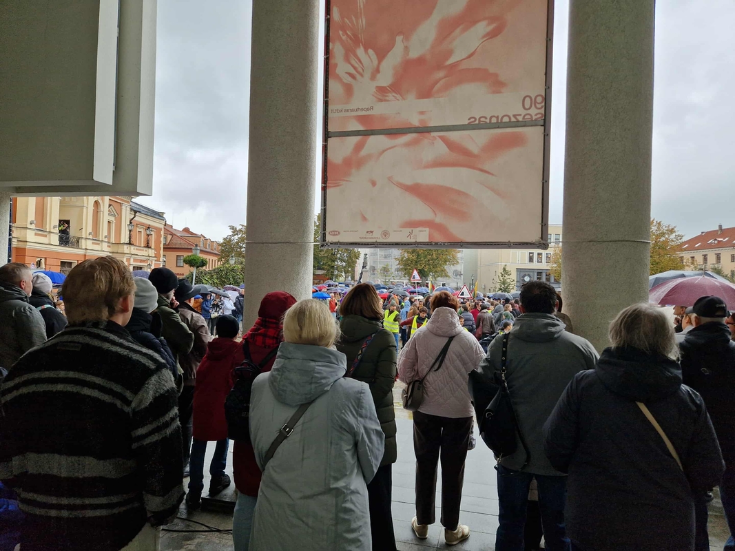 Teatro aikštėje – įspėjamasis streikas „Tai gali būti paskutinis kartas“