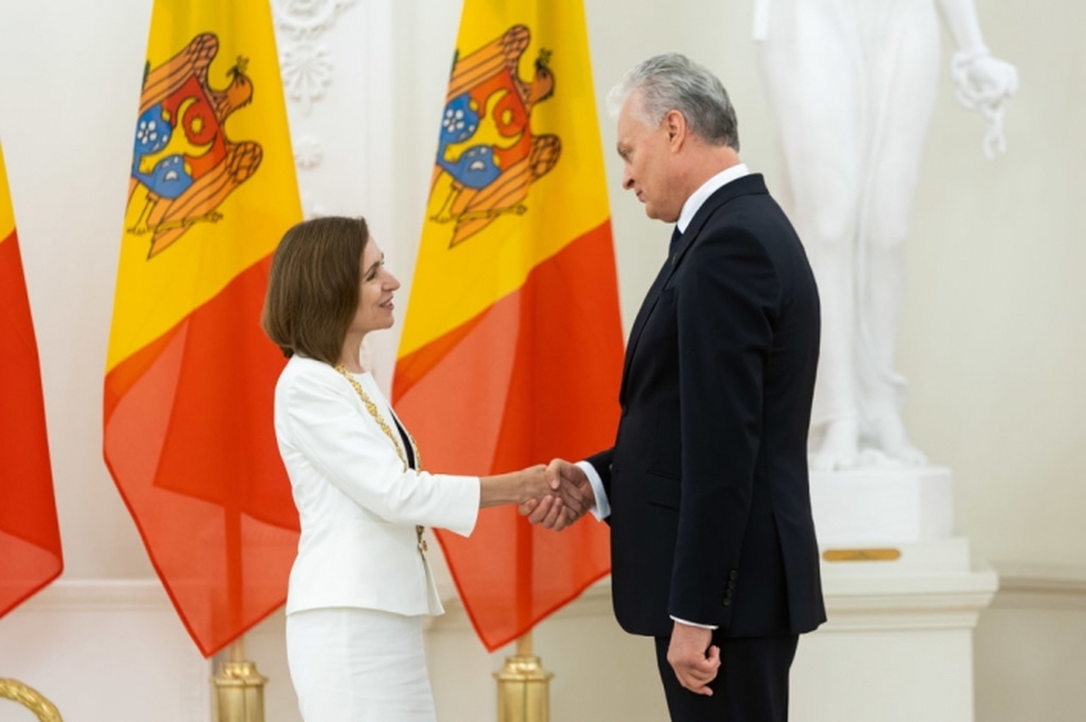 Maia Sandu ir Gitanas Nausėda