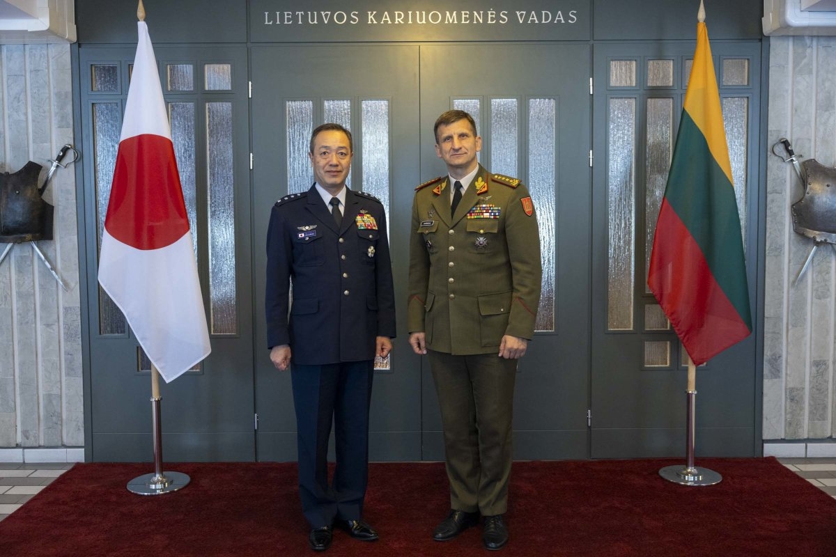 Hiroaki Uchikura ir Raimundas Vaikšnoras 