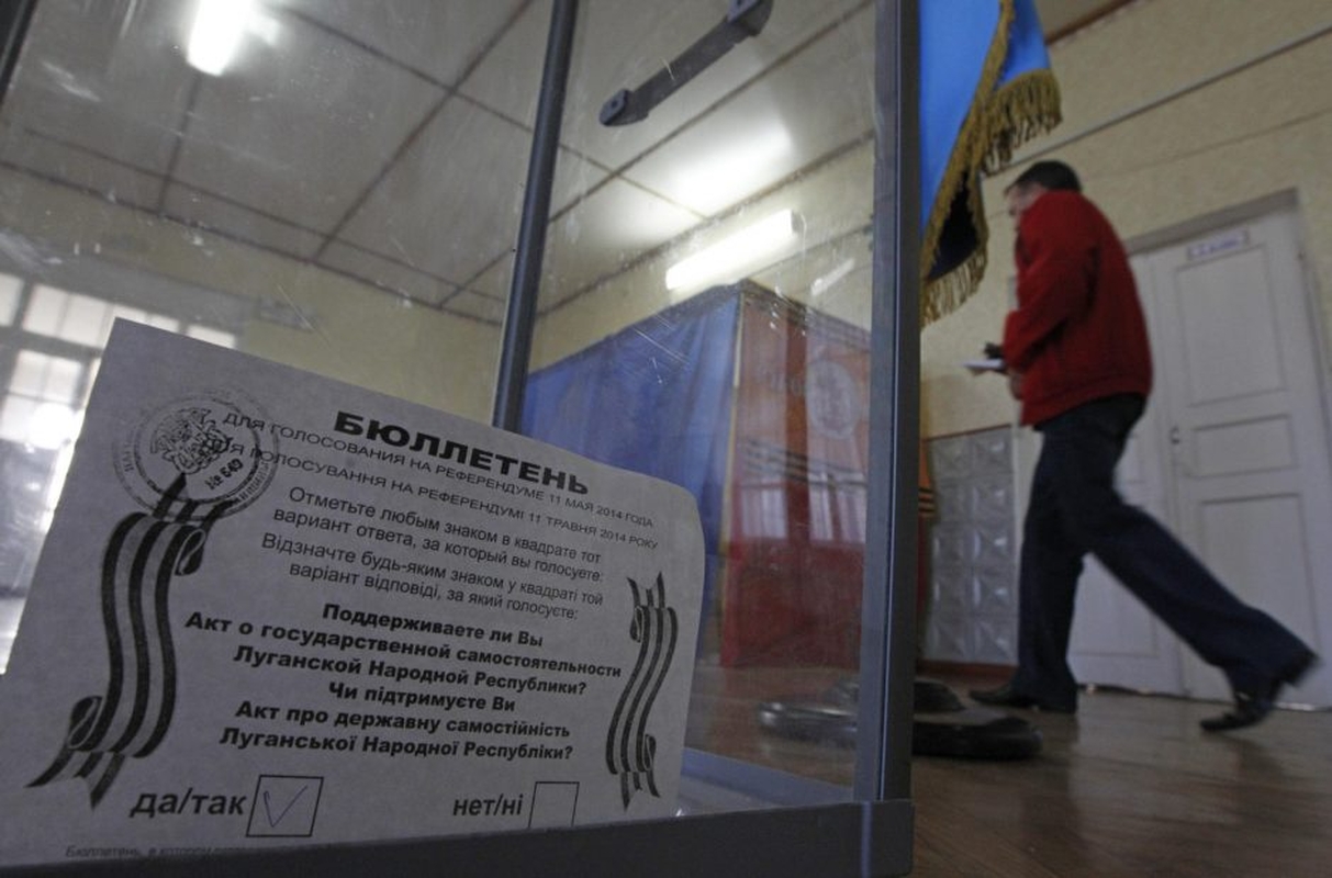 Referendumas dėl nepriklausomybės Rytų Ukrainos Donecko ir Luhansko srityse
