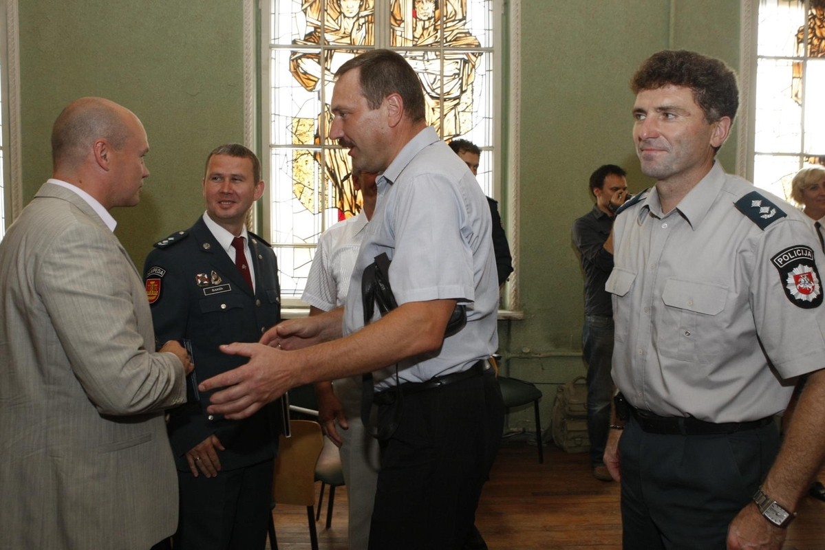 Tarnybą pradėjusių pareigūnų Priesaikos ceremonija Klaipėdoje
