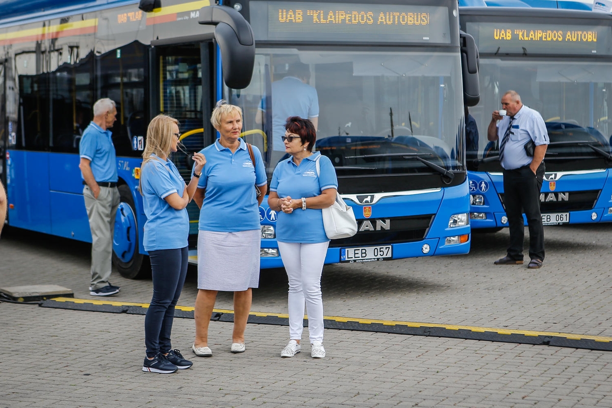 Pristatyti nauji miesto autobusai