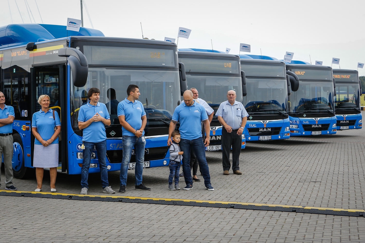 Pristatyti nauji miesto autobusai