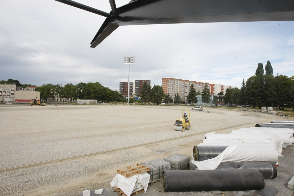 Rekonstrukcija Klaipėdos Futbolo mokykloje užsitęs: miestui reikės papildomų pinigų