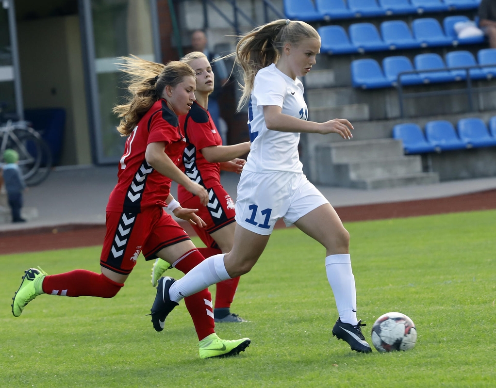 Baltijost taurė WU-17 futbolo rungtynės Lietuva - Estija 4:0
