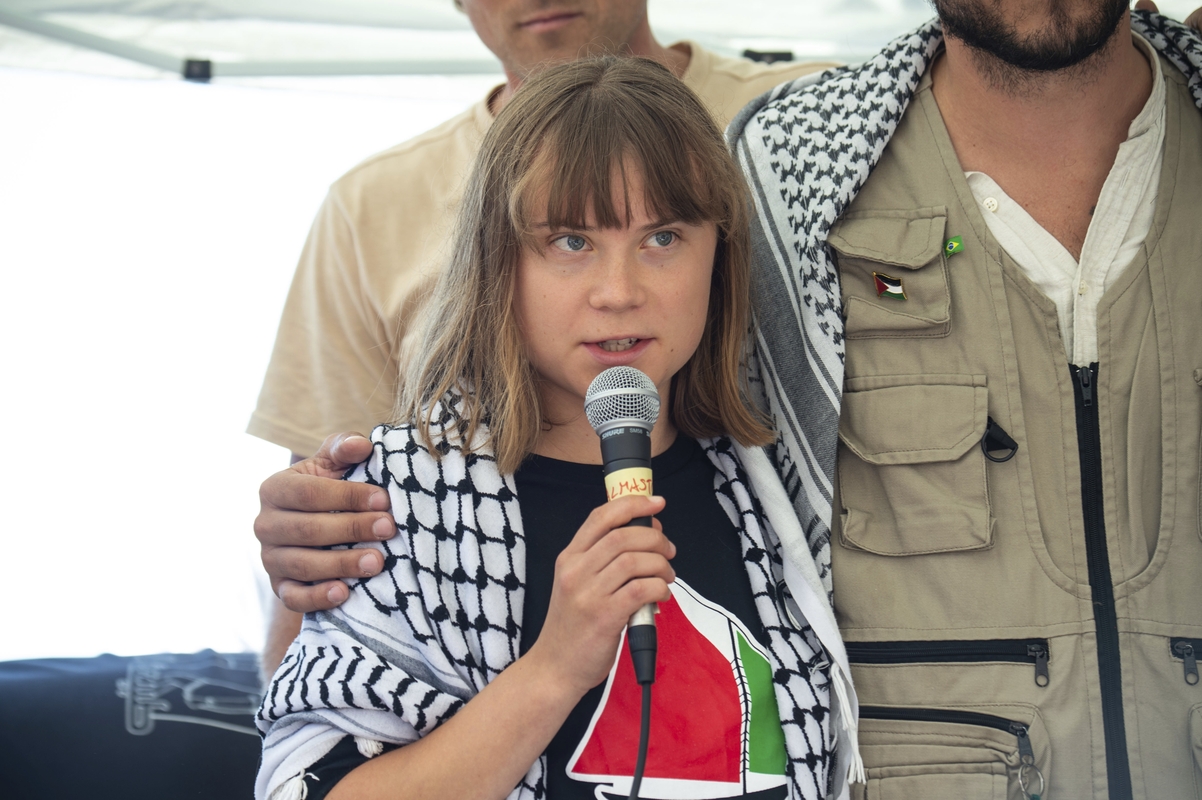 Greta Thunberg išskrenda iš Tel Avivo į Prancūziją