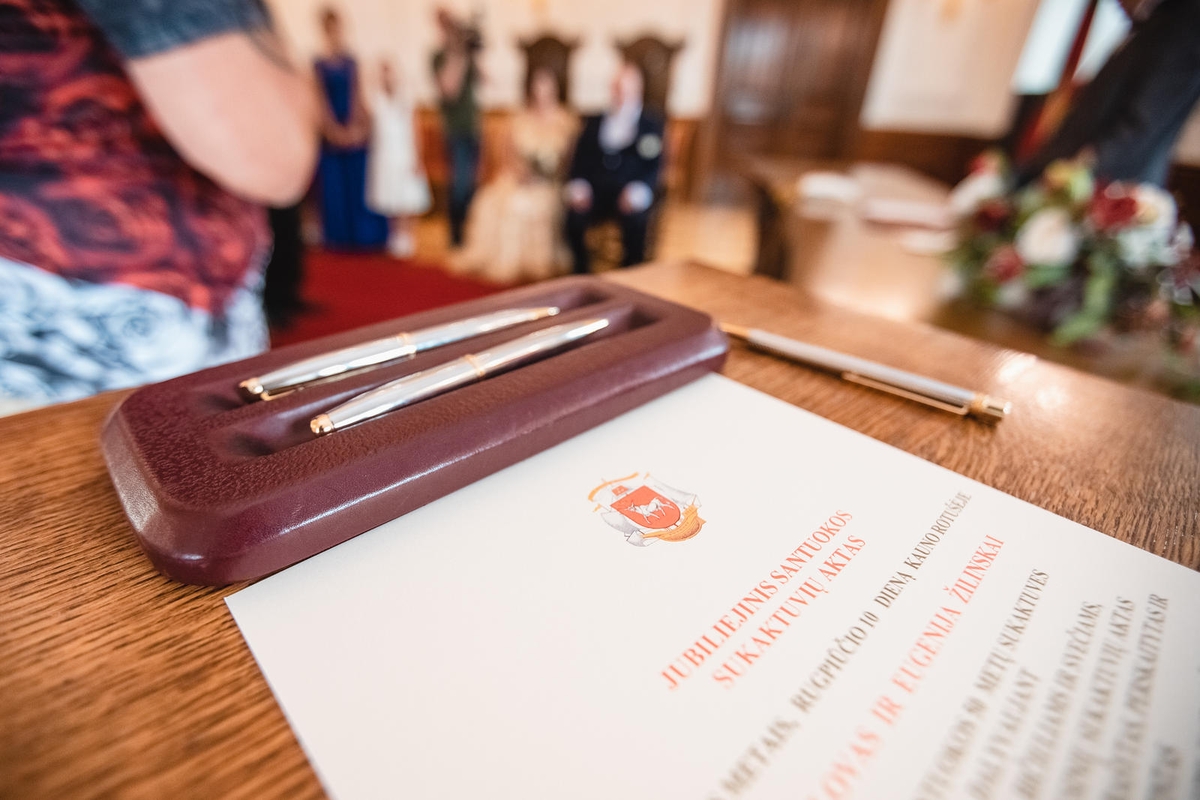 Mečislovo ir Eugenijos Žilinskų auksinės vestuvės
