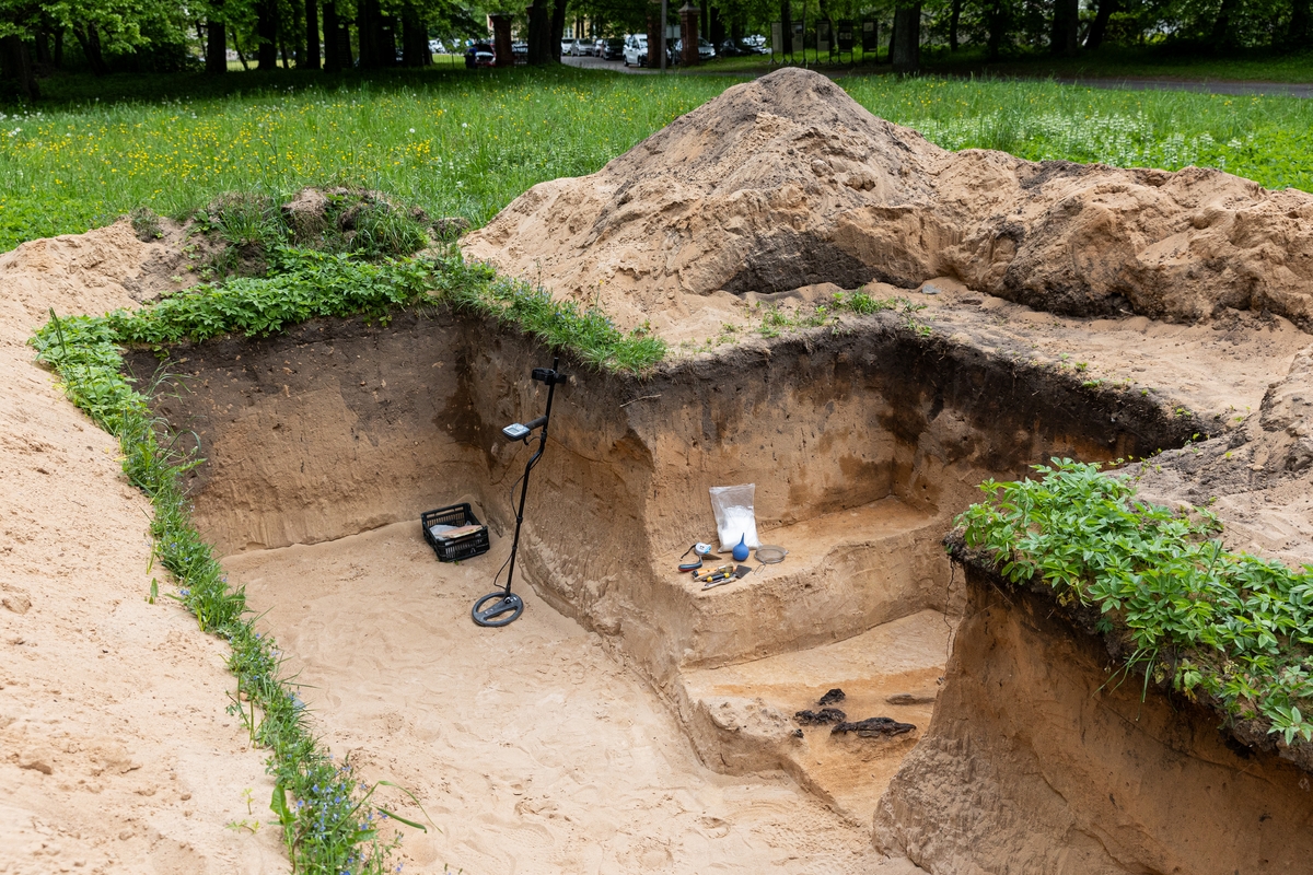 Verkių dvarvietėje pristatomas archeologinis atradimas