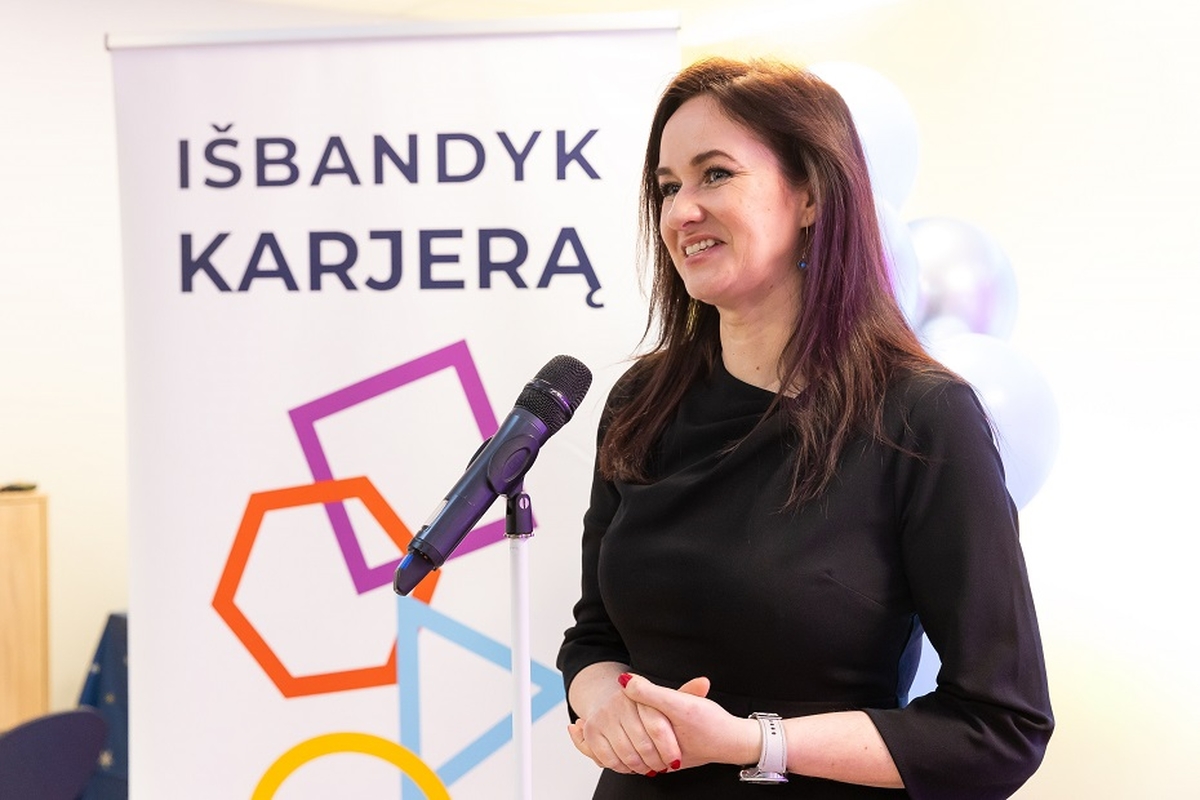 Regioninio karjeros centro „Karjeras“ atidaryme Vilniuje