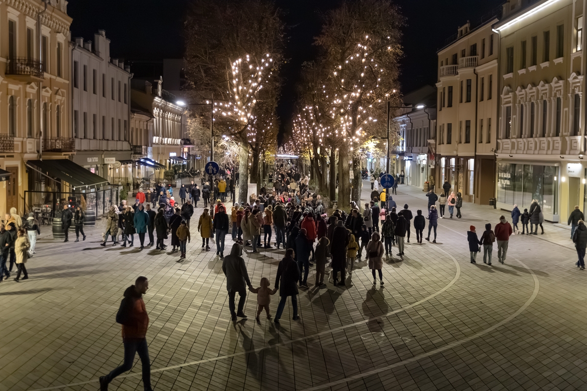 Laisvės alėja nuvilnijo sielų upė