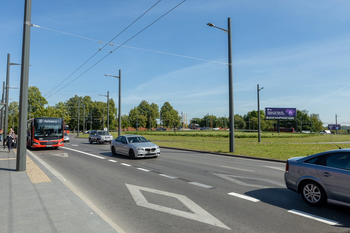 Pilies žiede pakeista eismo tvarka