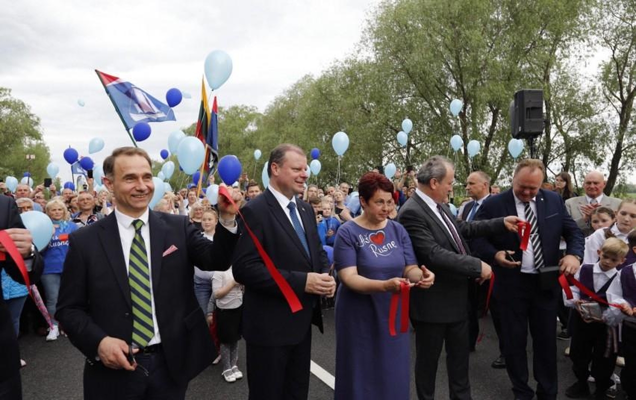 Oficialiai atidaryta Rusnės estakada