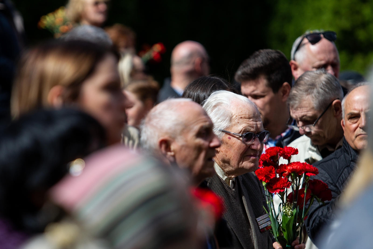 Gegužės 9-osios minėjimas Antakalnio kapinėse