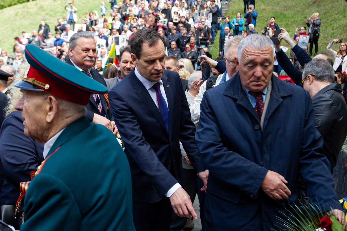 Gegužės 9-osios minėjimas Antakalnio kapinėse