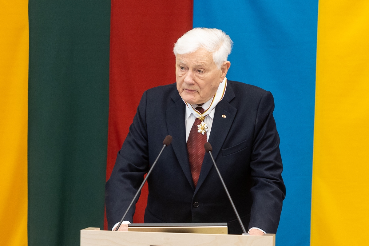 V. Adamkui įteikta A. Stulginskio žvaigždė