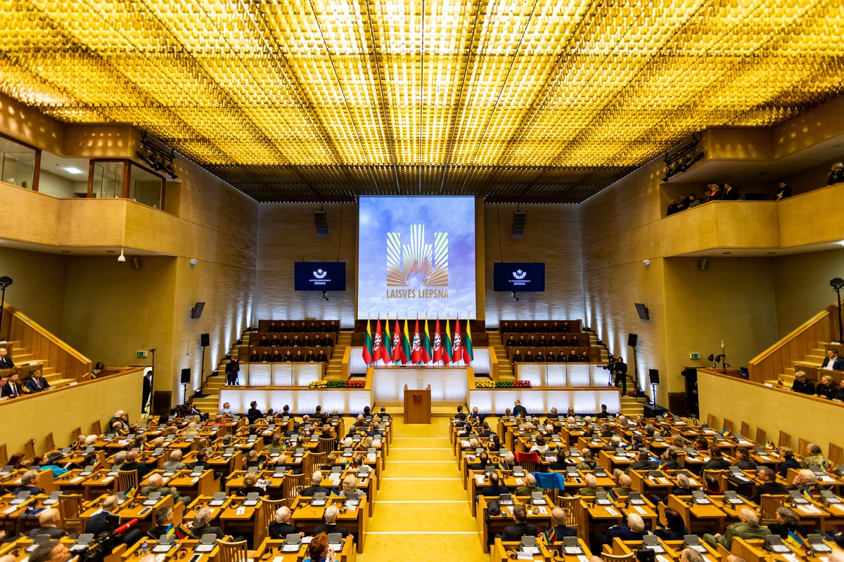Iškilmingas Laisvės gynėjų dienos minėjimas Seime