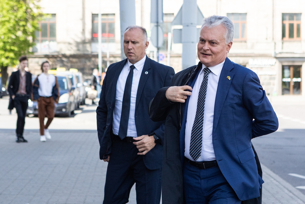 G. Nausėda: negalime žaisti tokių žaidimų – šalies vadovai turi būti saugomi visą parą
