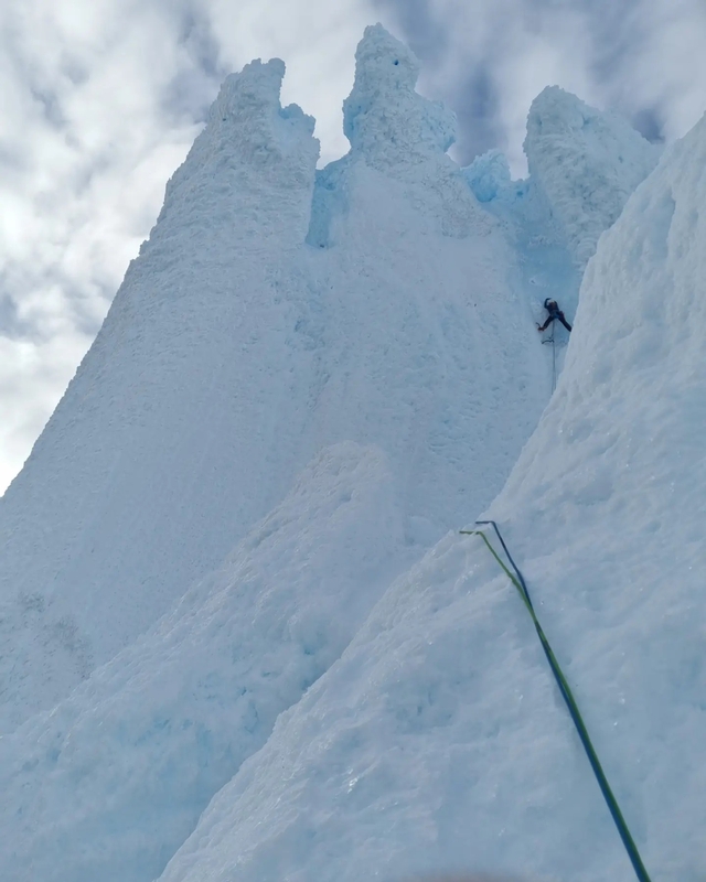 Dedikacija: alpinistas M. Gružauskas džiaugiasi, kad galėjo iškelti Lietuvos trispalvę ant Cerro Torre viršūnės Patagonijoje.