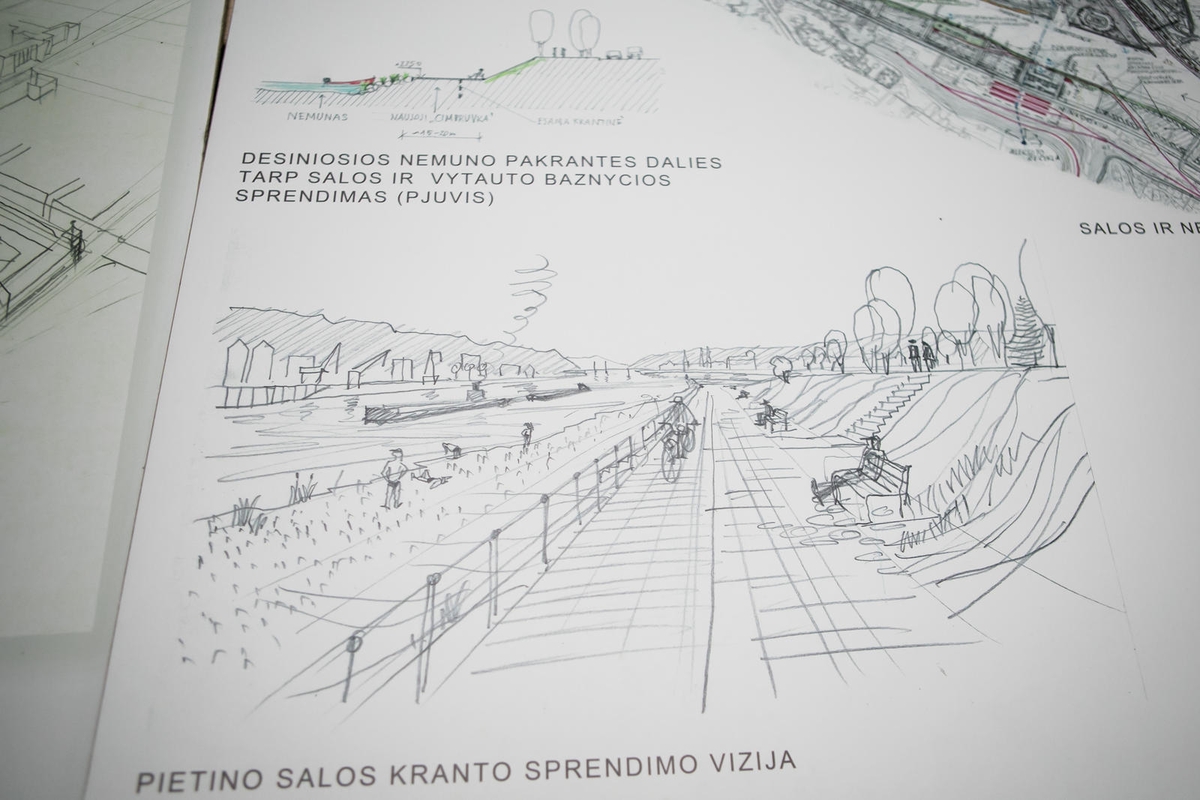 Kauno savivaldybėje pristatytas Nemuno salos detalusis planas