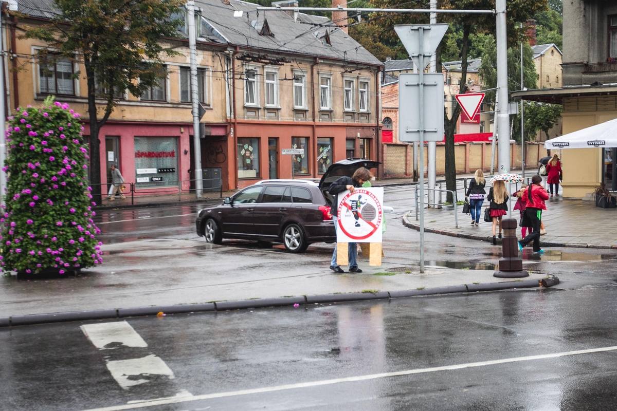Piketas prie Kauno apylinkės teismo