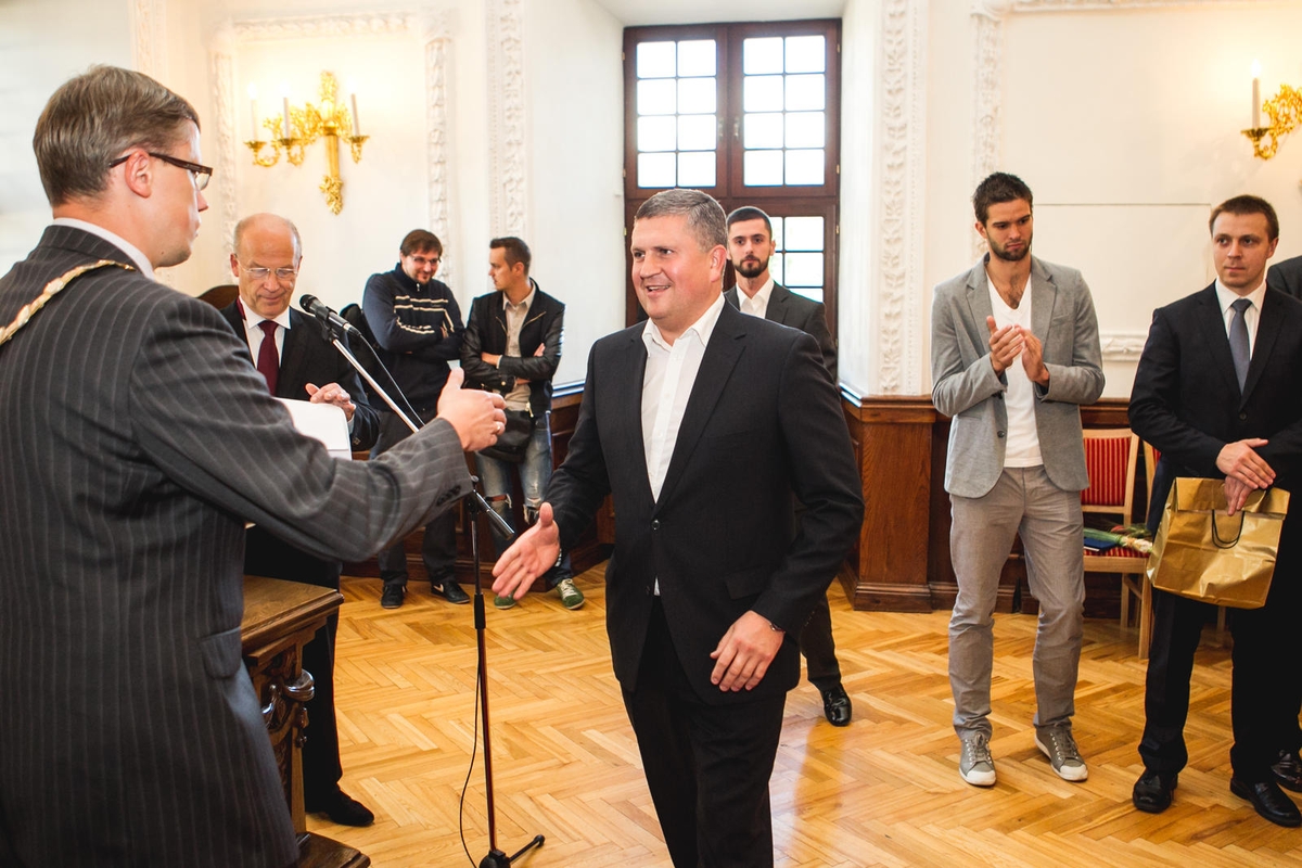 Europos krepšinio vicečempionai pagerbti ir Kaune