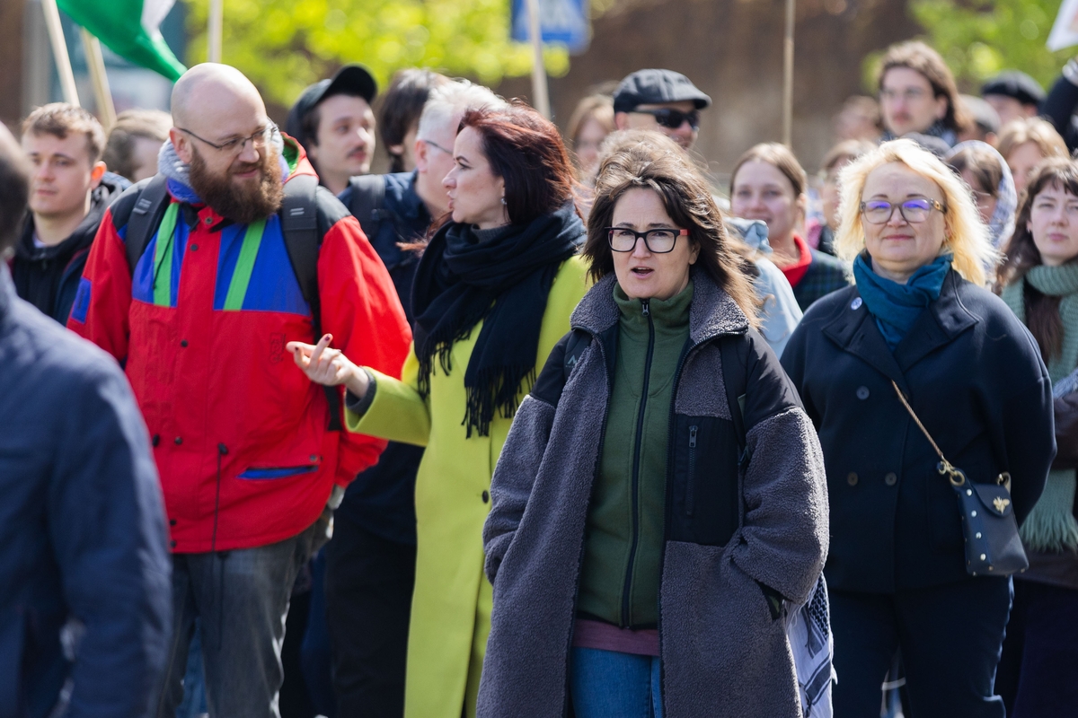 Profesinės sąjungos (G1PS) ir „KArtu – Kairiųjų Aljanso“ eitynės Vilniuje