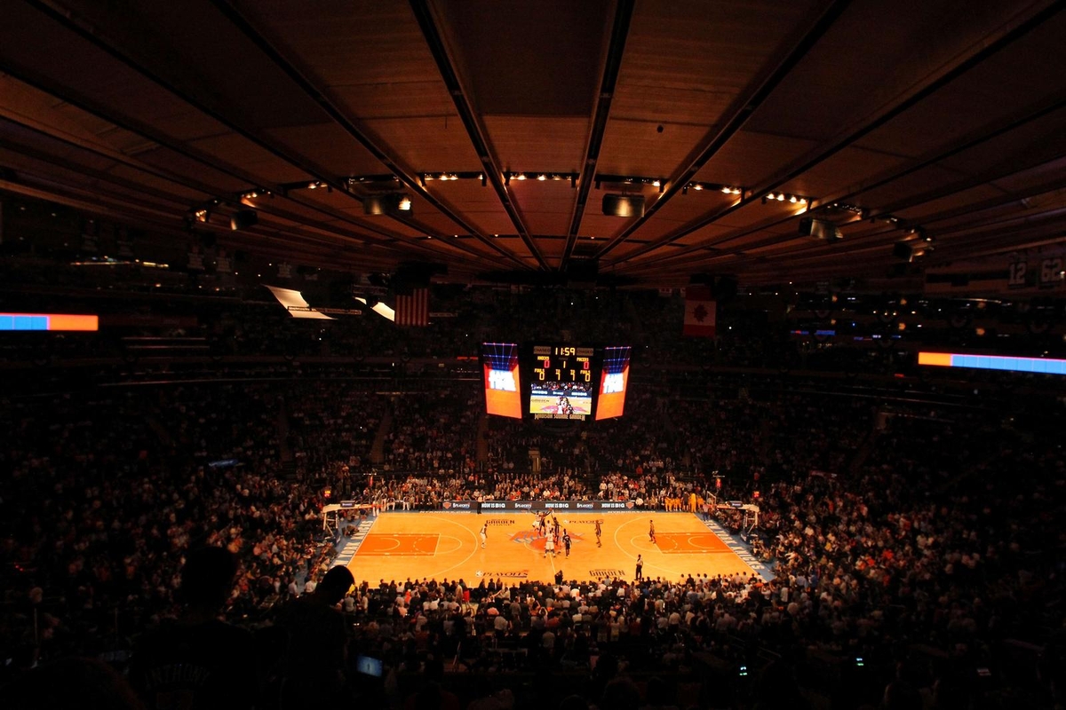 "Madison Square Garden" arenoje namų rungtynes žaidžia Niujorko "Knicks" klubas