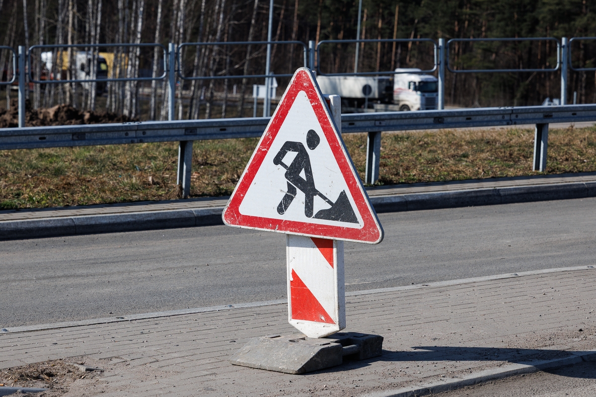 Eismo ribojimai A1 dėl viaduko statybų
