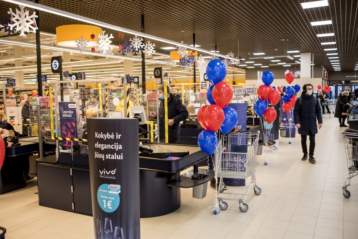 Pirkėjai plūsta į atnaujintą Aleksoto „Maximą“