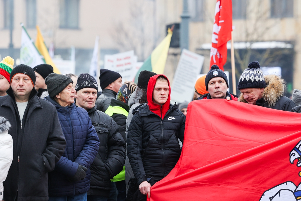 Vilniuje prasidėjo žemdirbių mitingas