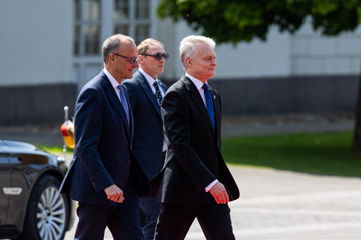 Prezidentas susitiko su Vokietijos kancleriu
