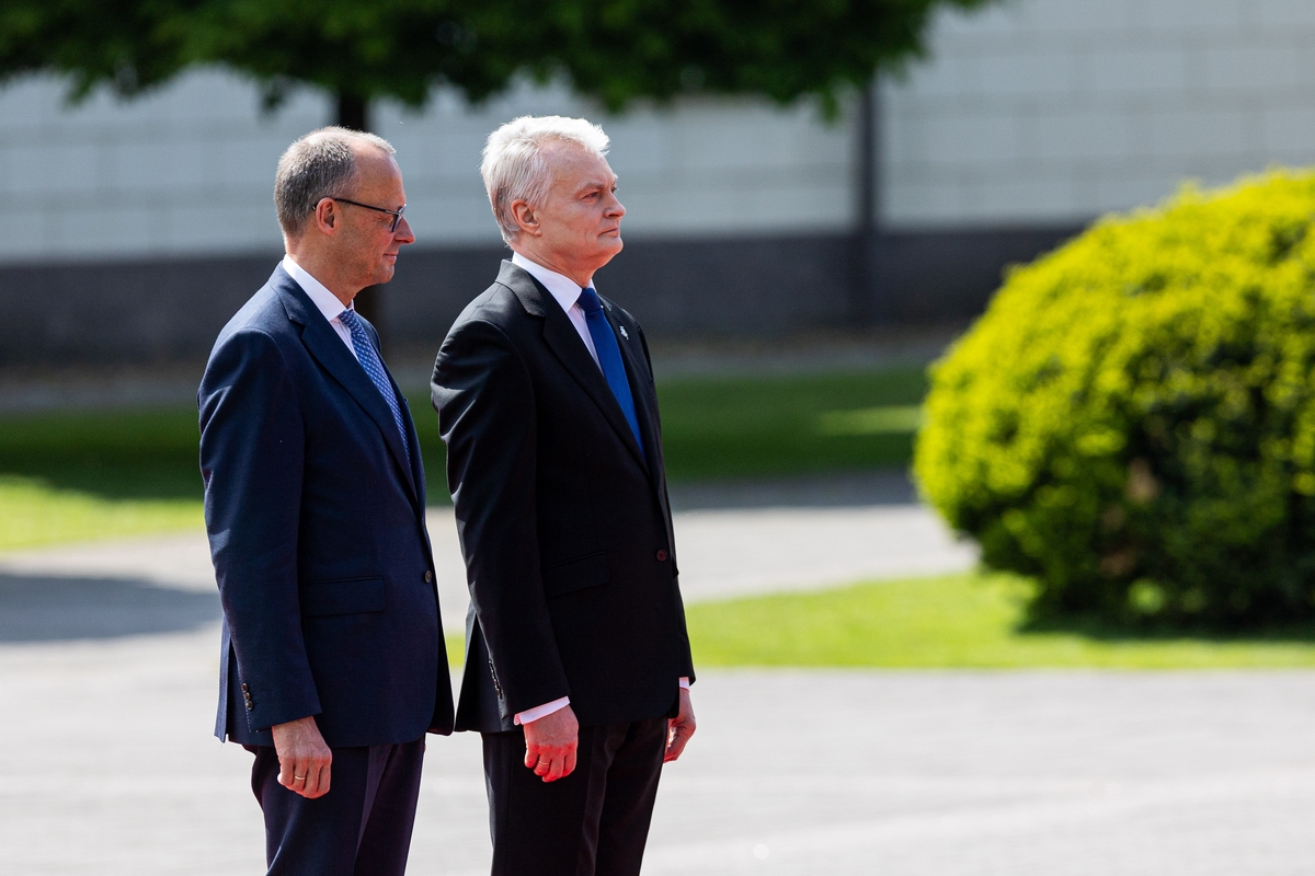 Prezidentas susitiko su Vokietijos kancleriu