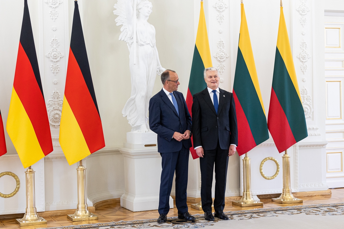 Prezidentas susitiko su Vokietijos kancleriu