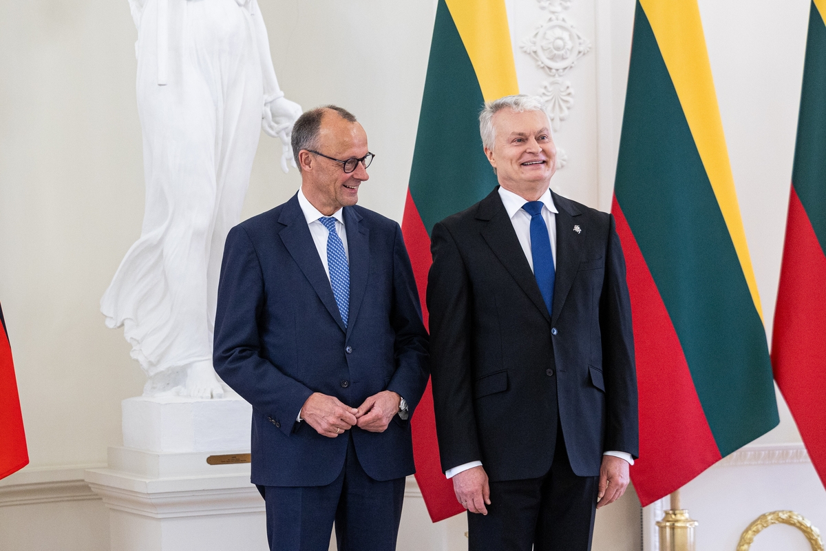 Prezidentas susitiko su Vokietijos kancleriu