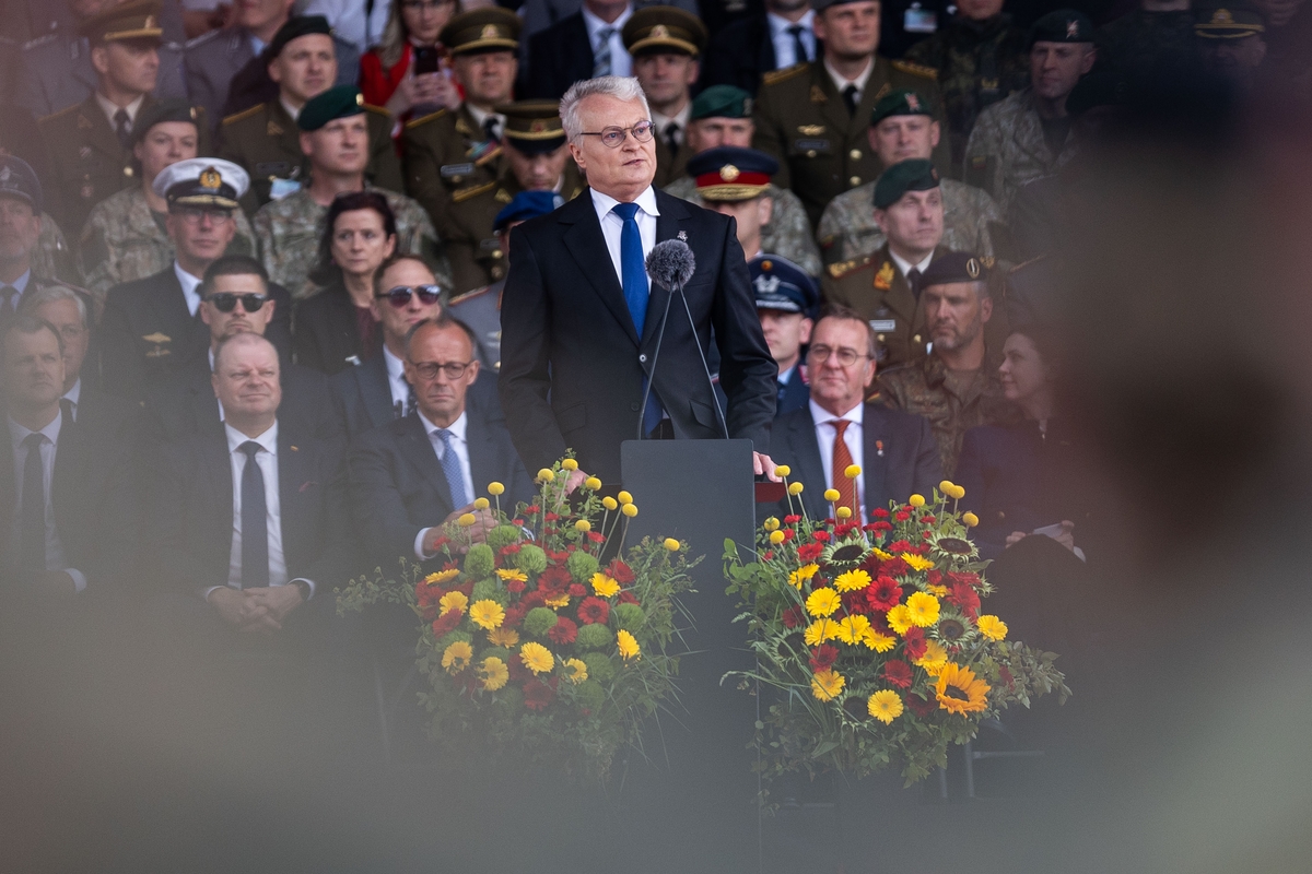 Vokietijos 45-osios šarvuotosios brigados inauguracija