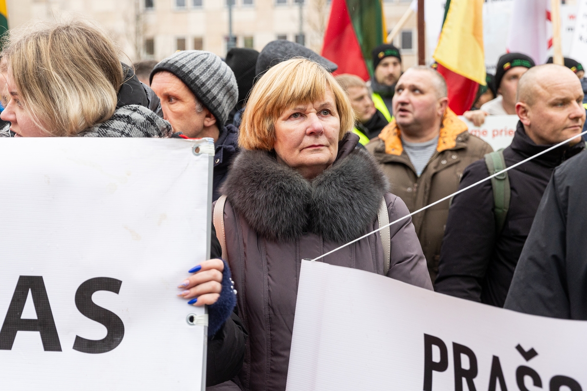 Vilniuje prasidėjo žemdirbių mitingas