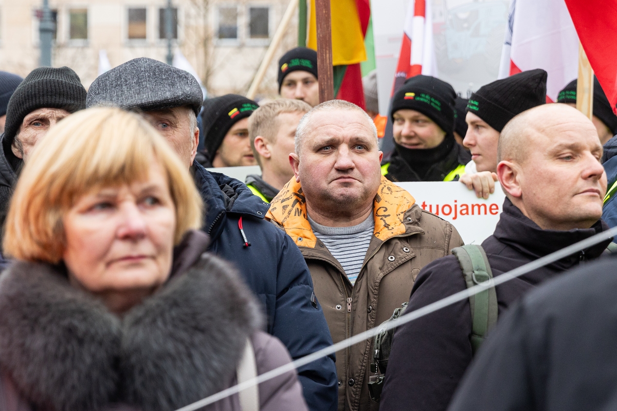 Vilniuje prasidėjo žemdirbių mitingas