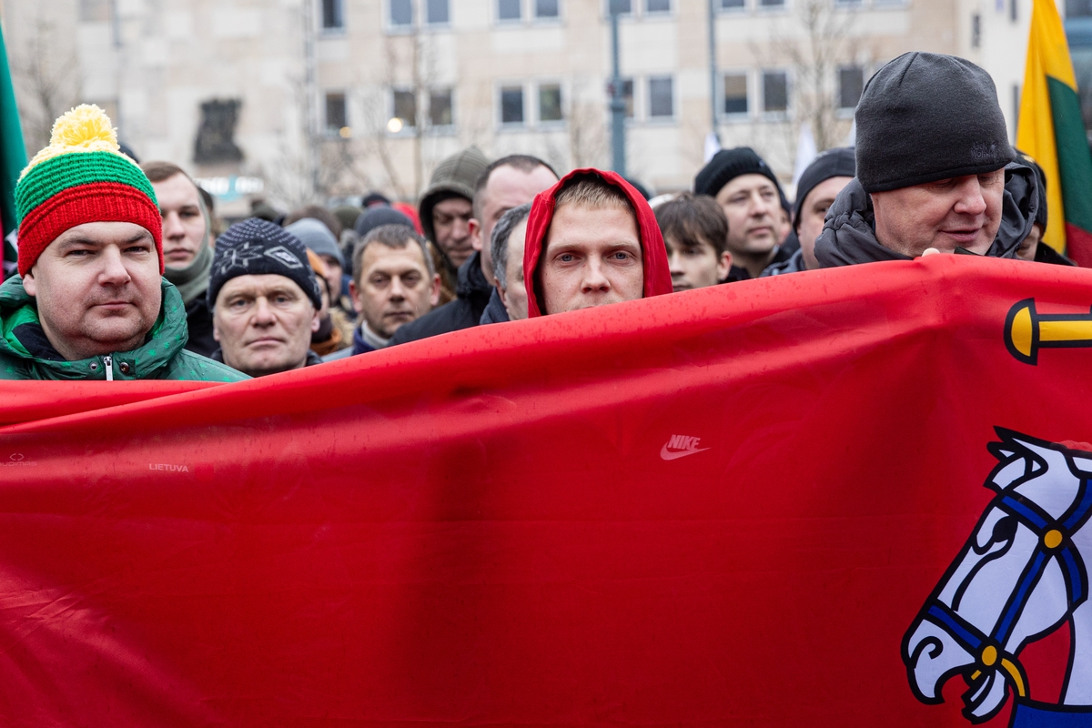 Vilniuje prasidėjo žemdirbių mitingas