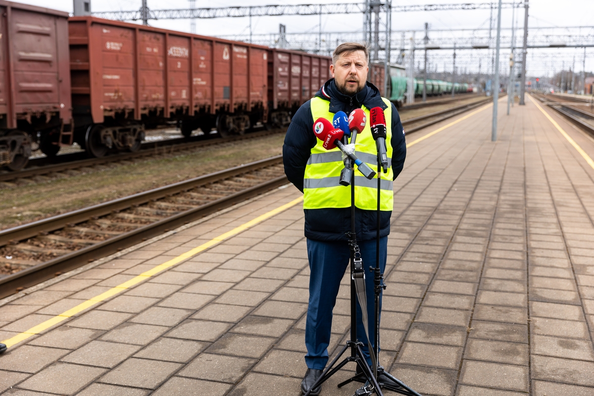 Spaudos konferencija apie stiprinamą krovinių gabenimo kontrolę