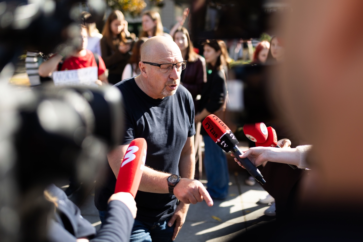 Prie Vyriausybės prasideda mokytojų streikas