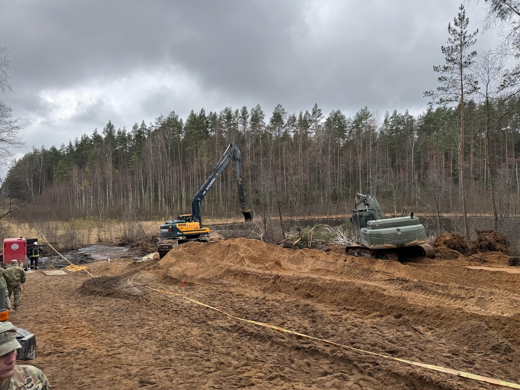 Pabradėje dingusių keturių JAV karių gelbėjimo operacija