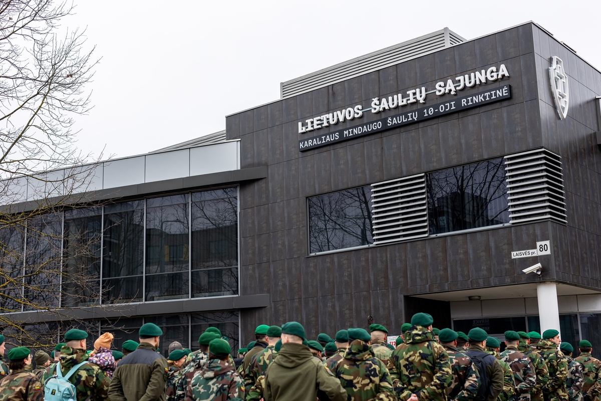 Lietuvos šaulių sąjungos naujų patalpų atidarymas