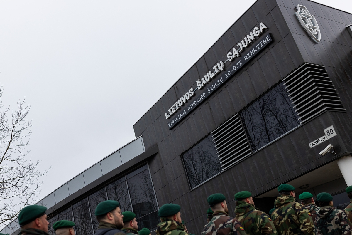 Lietuvos šaulių sąjungos naujų patalpų atidarymas