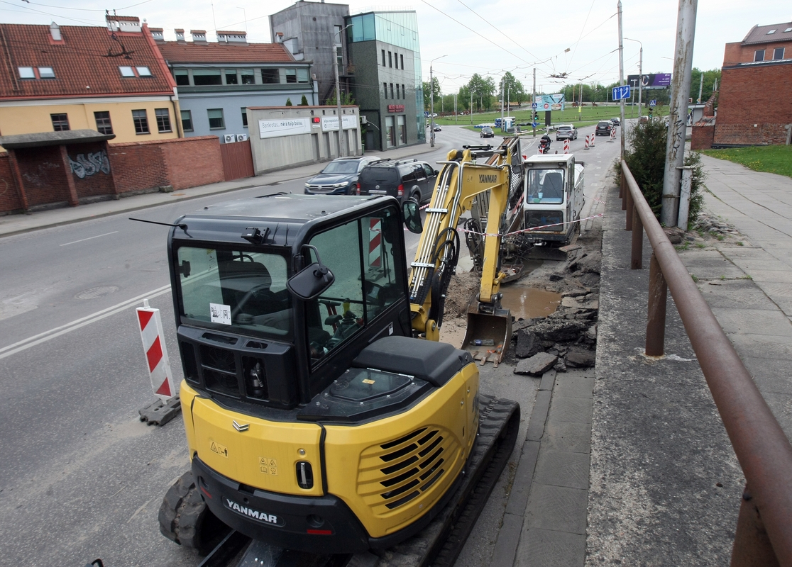 Kauno pilies žiedinė sankryža ruošiama rekonstrukcijai
