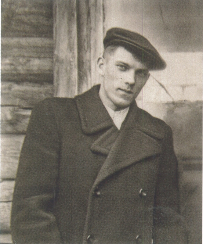 Išnaudojimas: R. Vaicekauskas kasa anglis šachtoje Jakutske. 1954 m. 