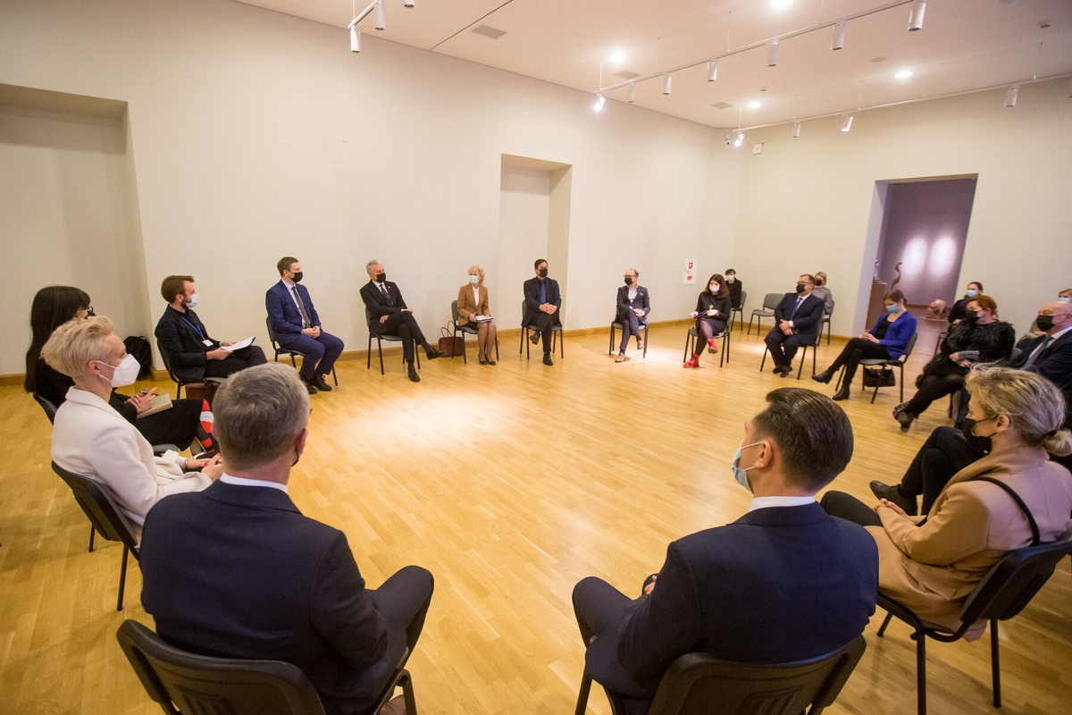 Prezidento susitikimas su kultūros atstovais